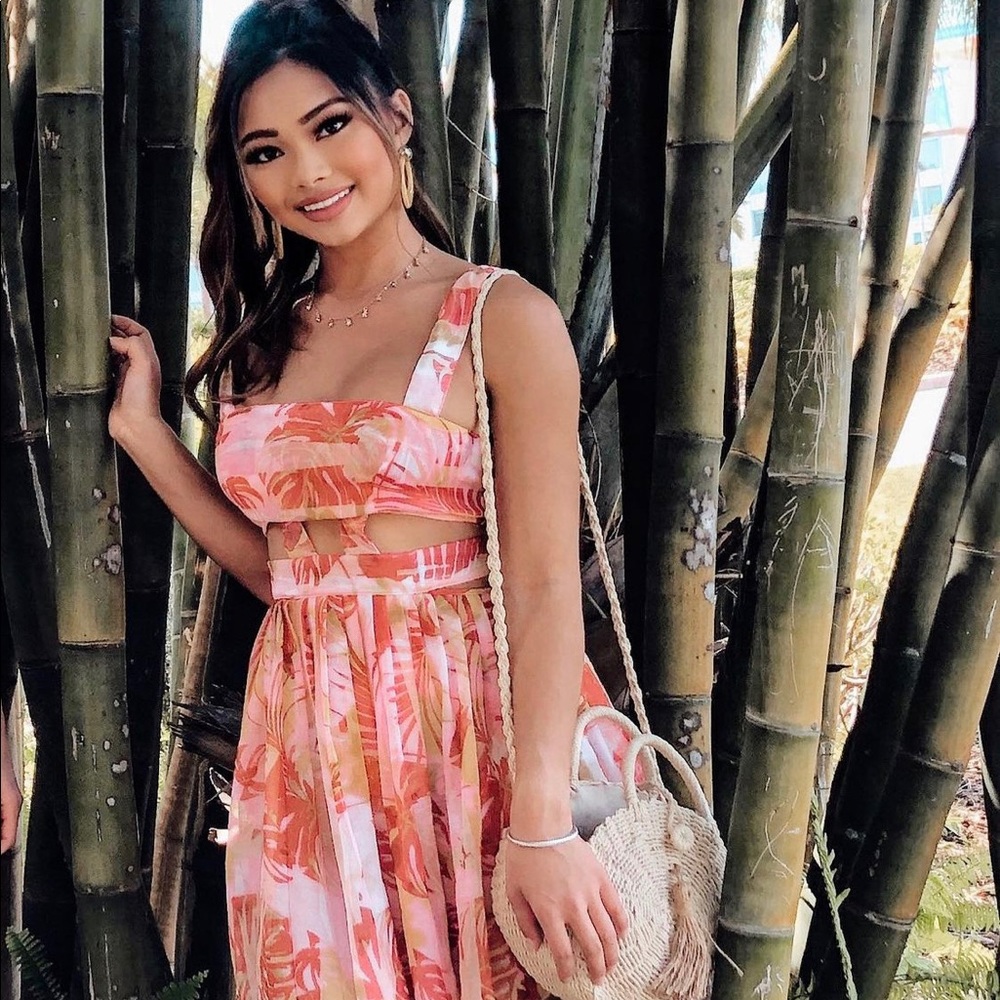 Chiffon Beach Dress • perf for tropical vacation